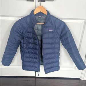 Patagonia Navy Puffer Jacket Kids Size 12 (L)